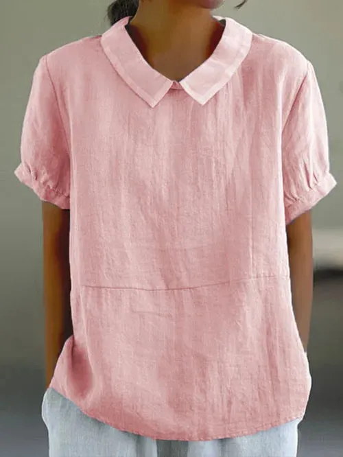 Amalie | Relaxed Fit Collared Blouse