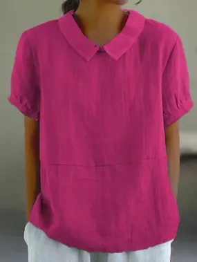 Amalie  | Relaxed Fit Collared Blouse