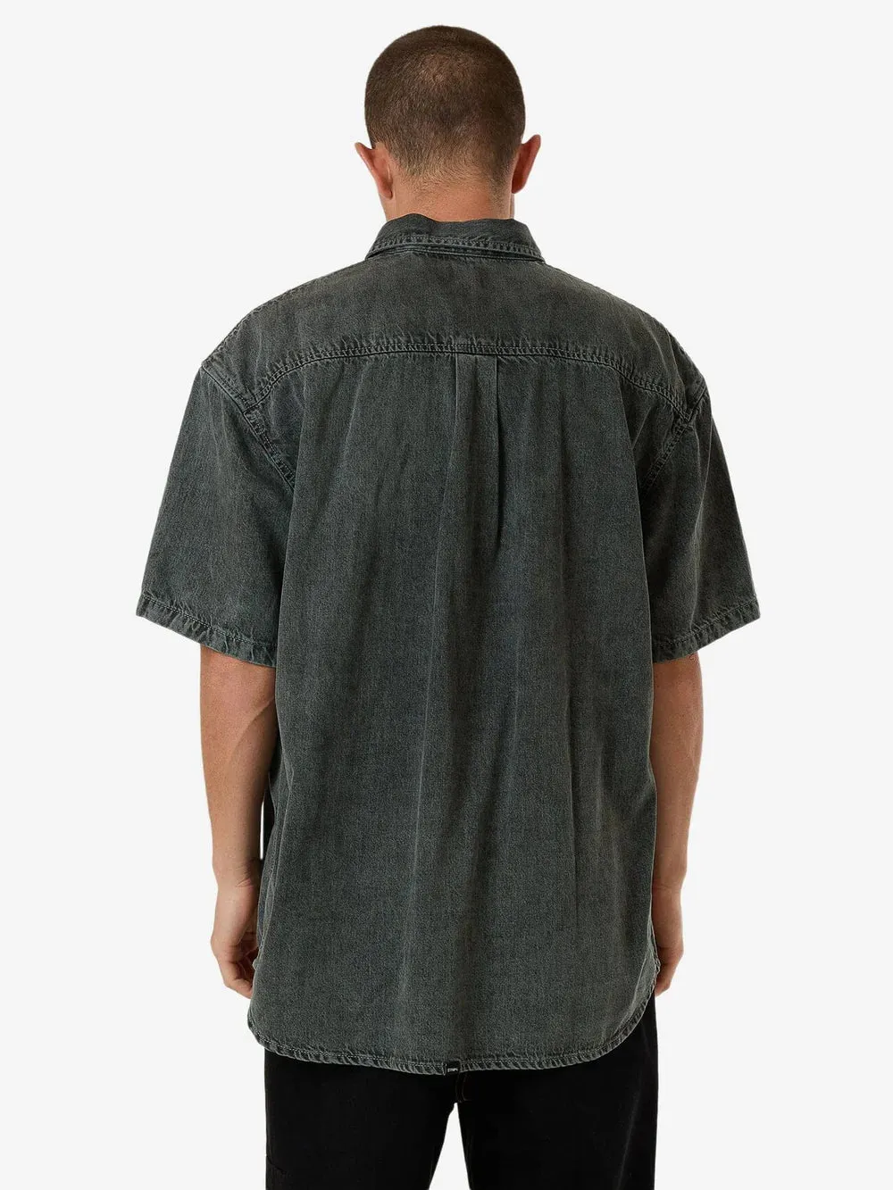 CANYON OVERSIZE SHORT SLEEVE DENIM SHIRT