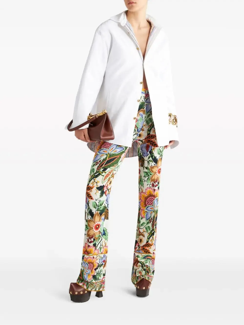 Etro Trousers White