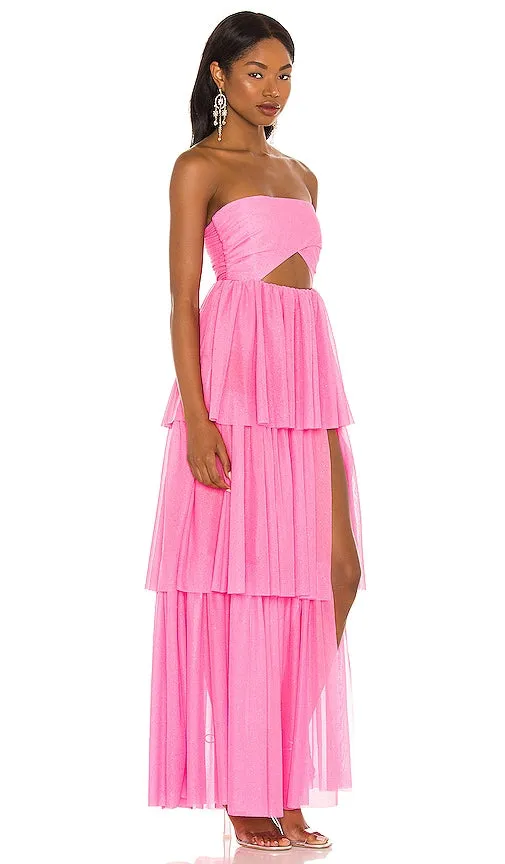 For Love & Lemons X REVOLVE Juni Maxi Dress in Pink