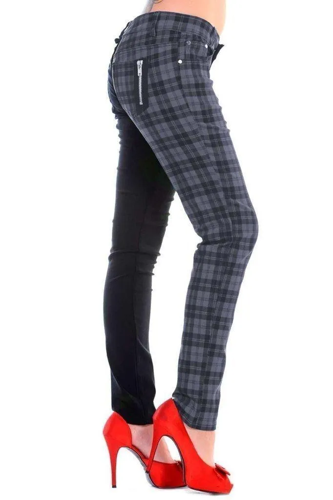 Half The Damage Check Trousers