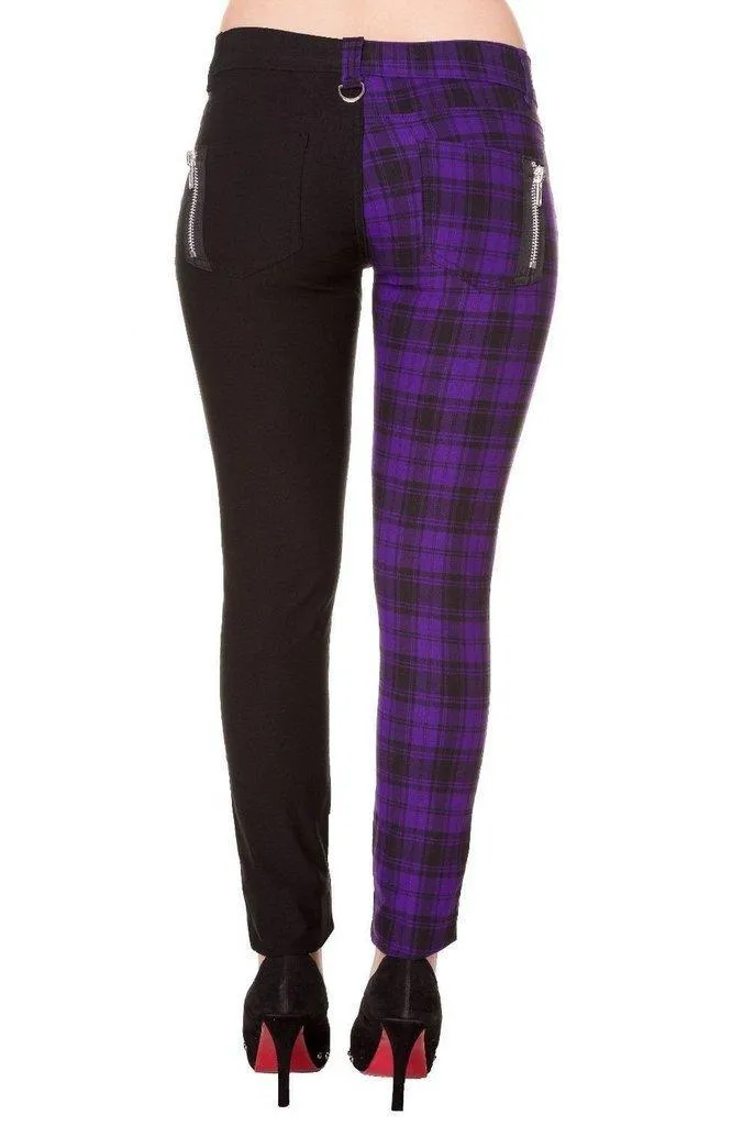 Half The Damage Check Trousers