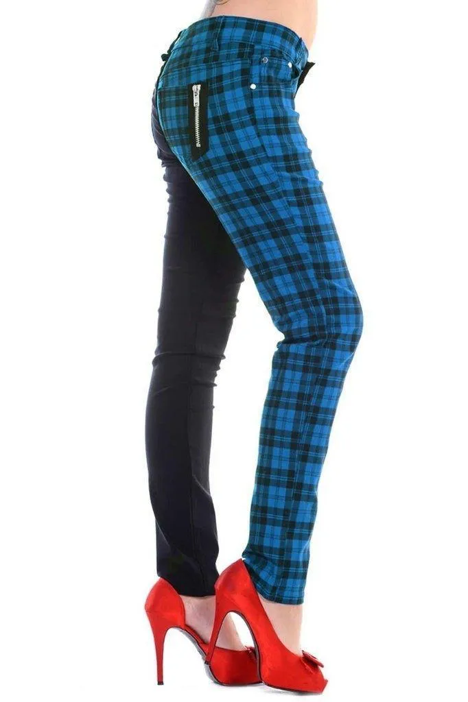 Half The Damage Check Trousers