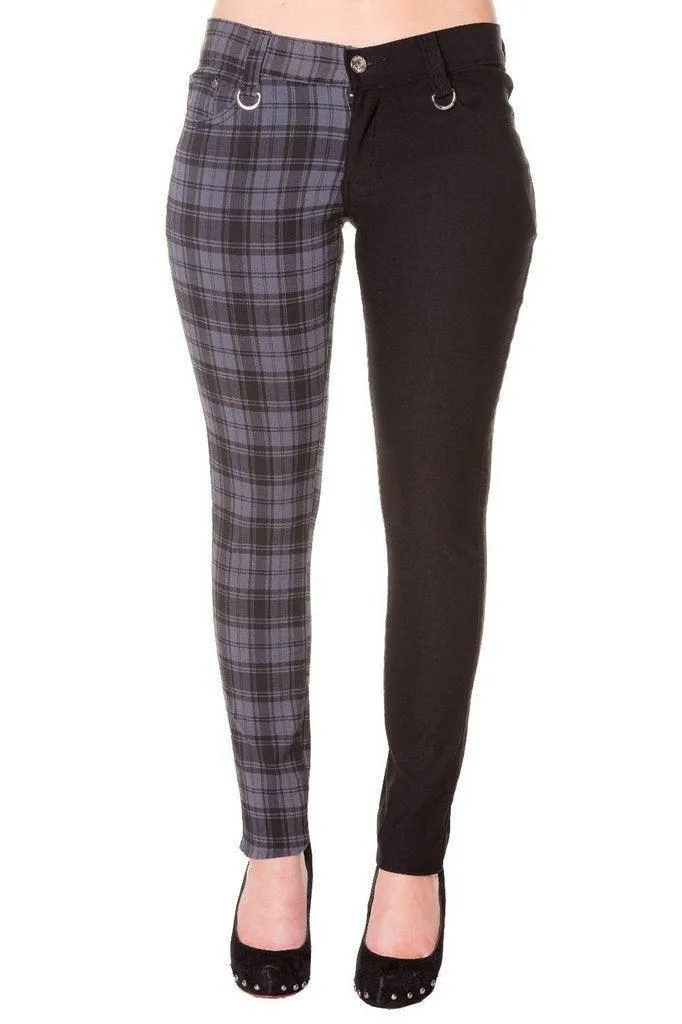 Half The Damage Check Trousers