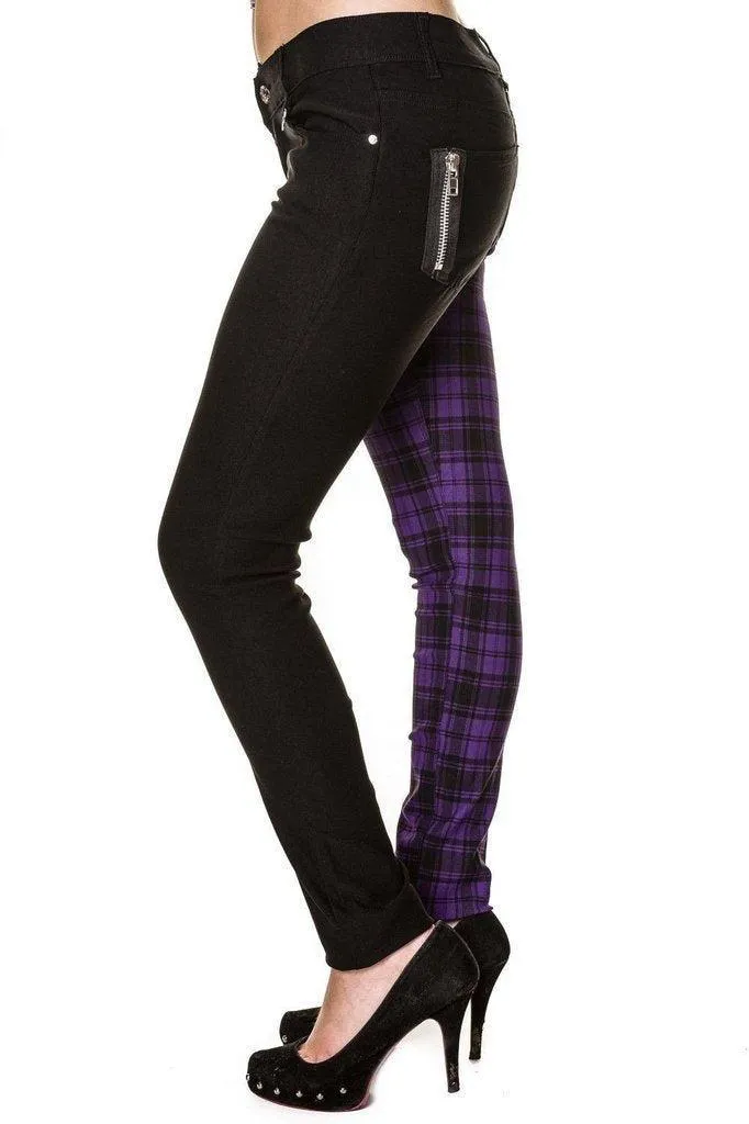 Half The Damage Check Trousers