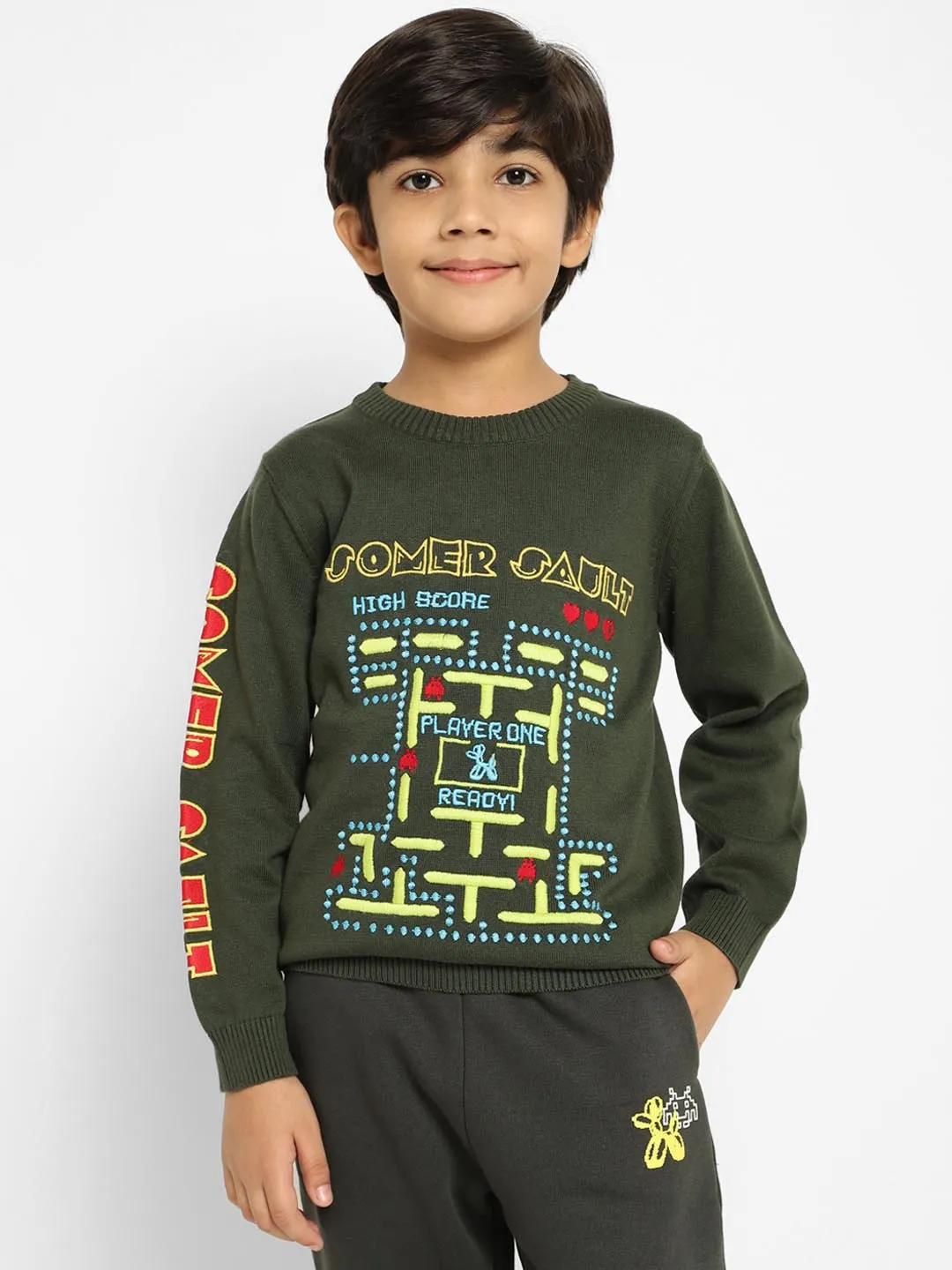 High Score Cotton Pullover Sweater
