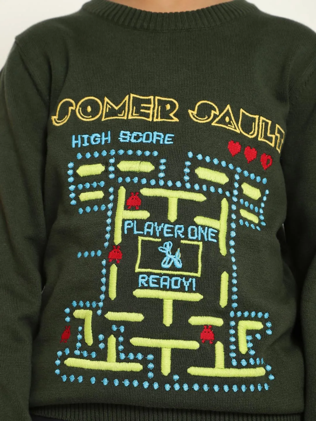 High Score Cotton Pullover Sweater