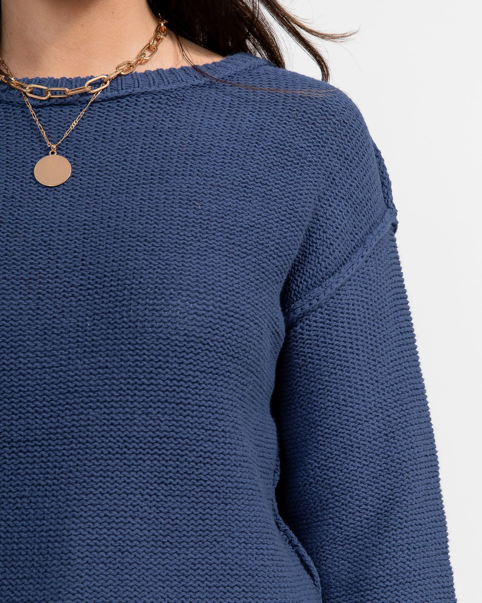 Inside Out Sweater: Royal