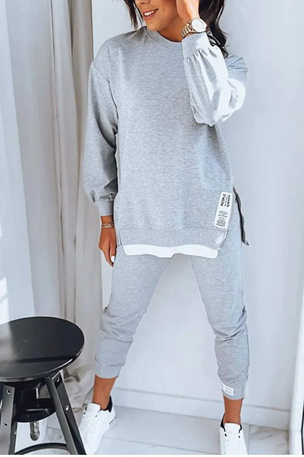 Ivyshape | Chic Patchwork Co-Ord Set