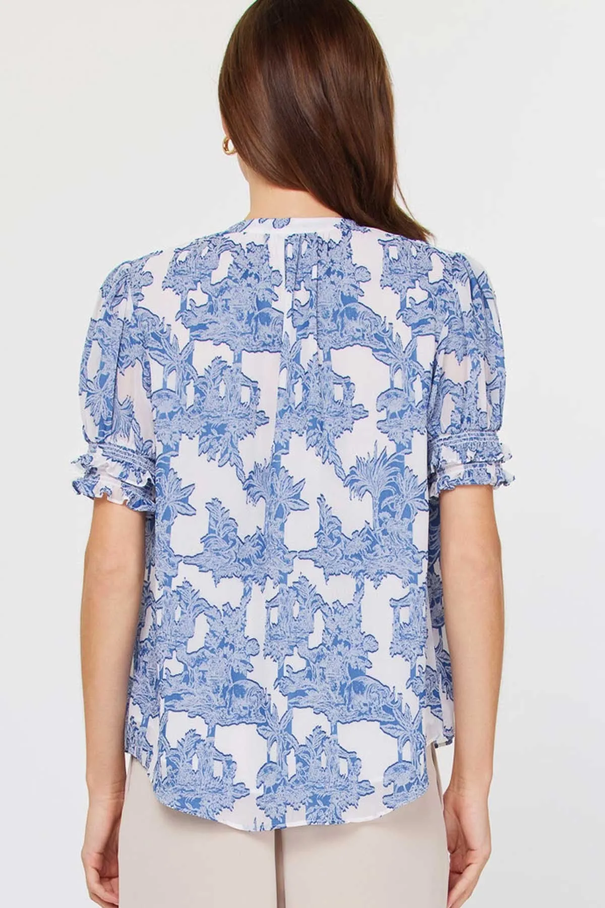 Madeline Blouse | Denim Blue