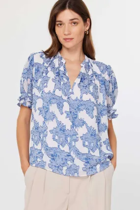 Madeline Blouse | Denim Blue