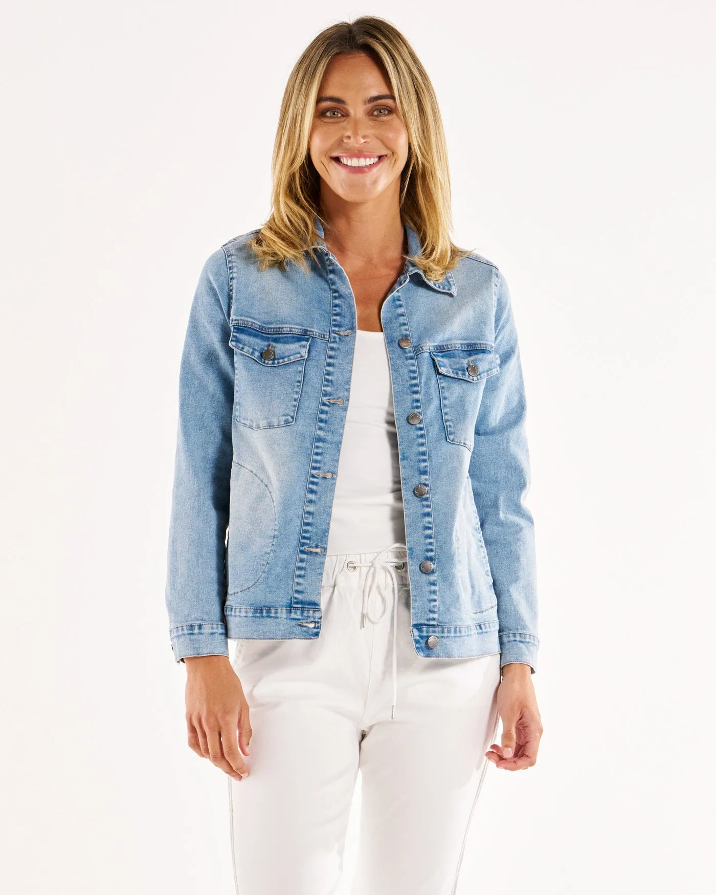 Mayfair Denim Jacket - Vintage Blue