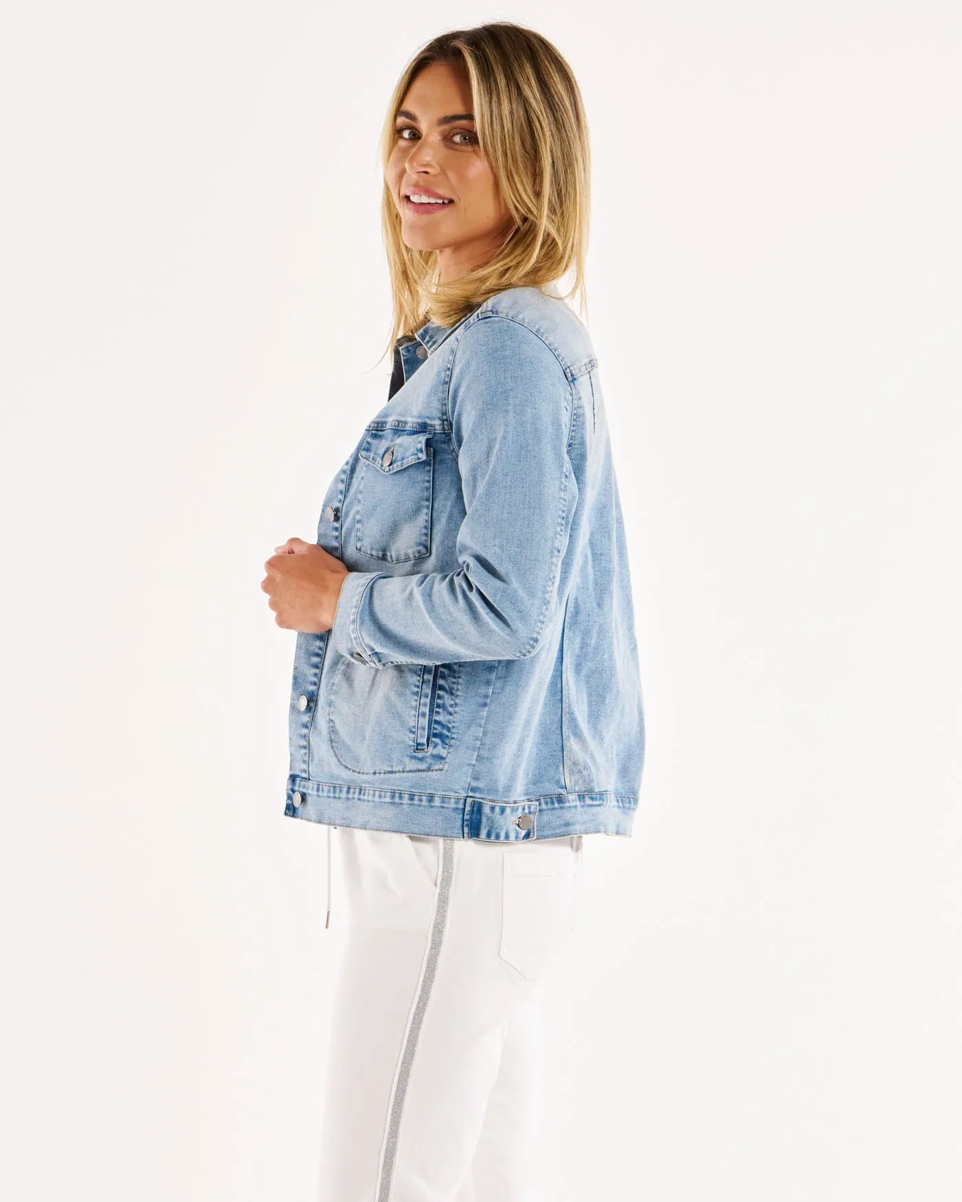 Mayfair Denim Jacket - Vintage Blue