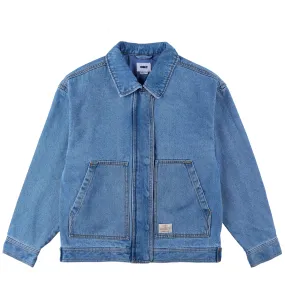 Obey Womens Sybil Jacket Light Indigo