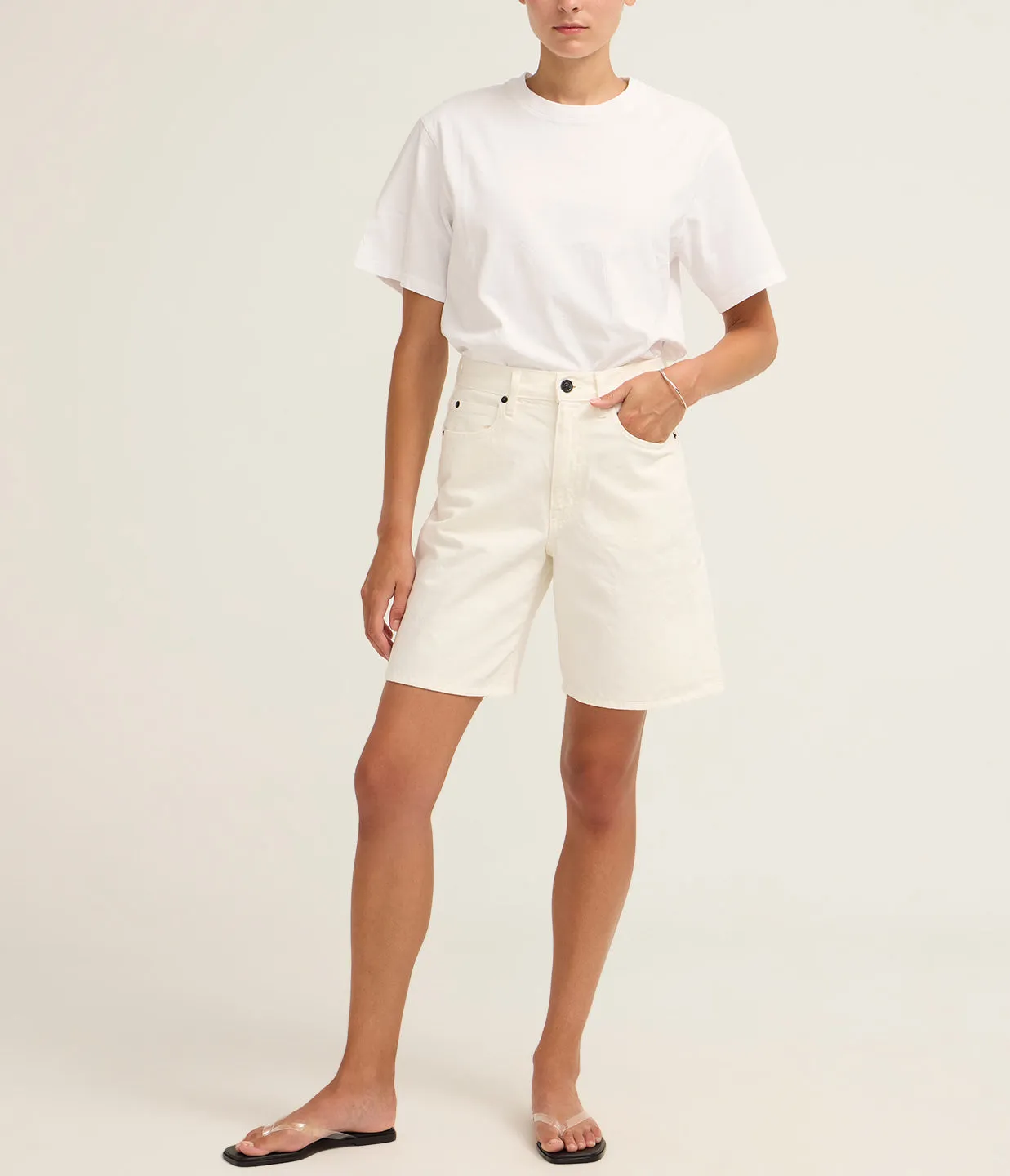 Selena Short in White