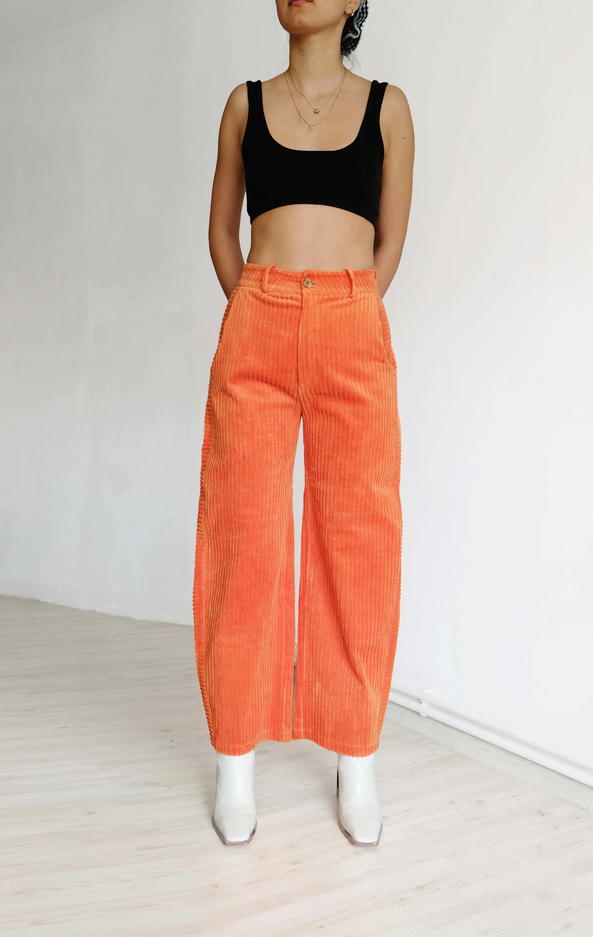 Side Kick Trousers - Burnt Orange