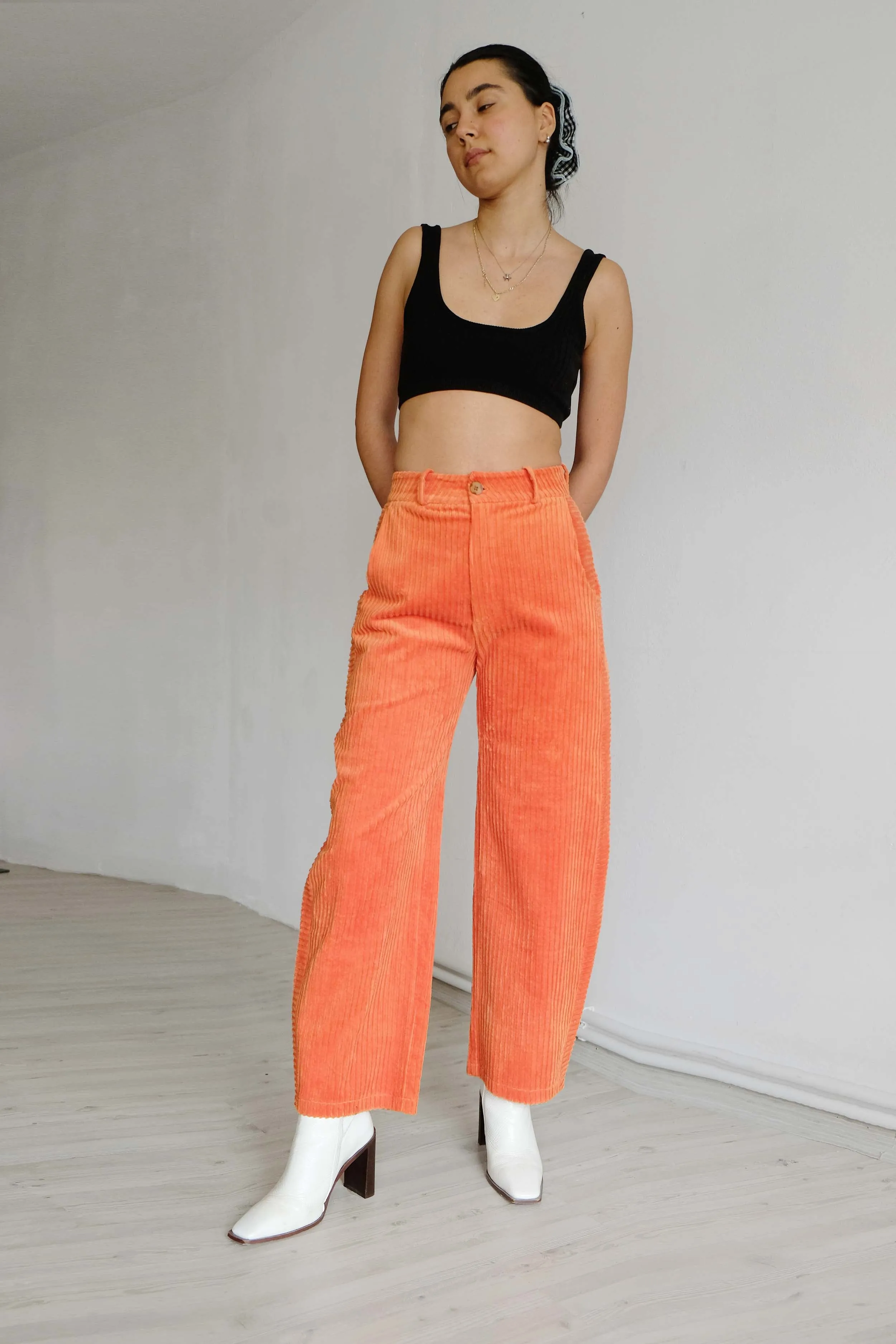 Side Kick Trousers - Burnt Orange