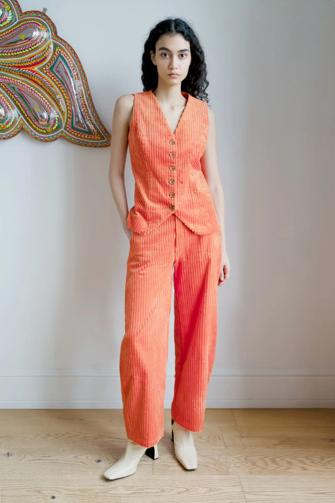 Side Kick Trousers - Burnt Orange