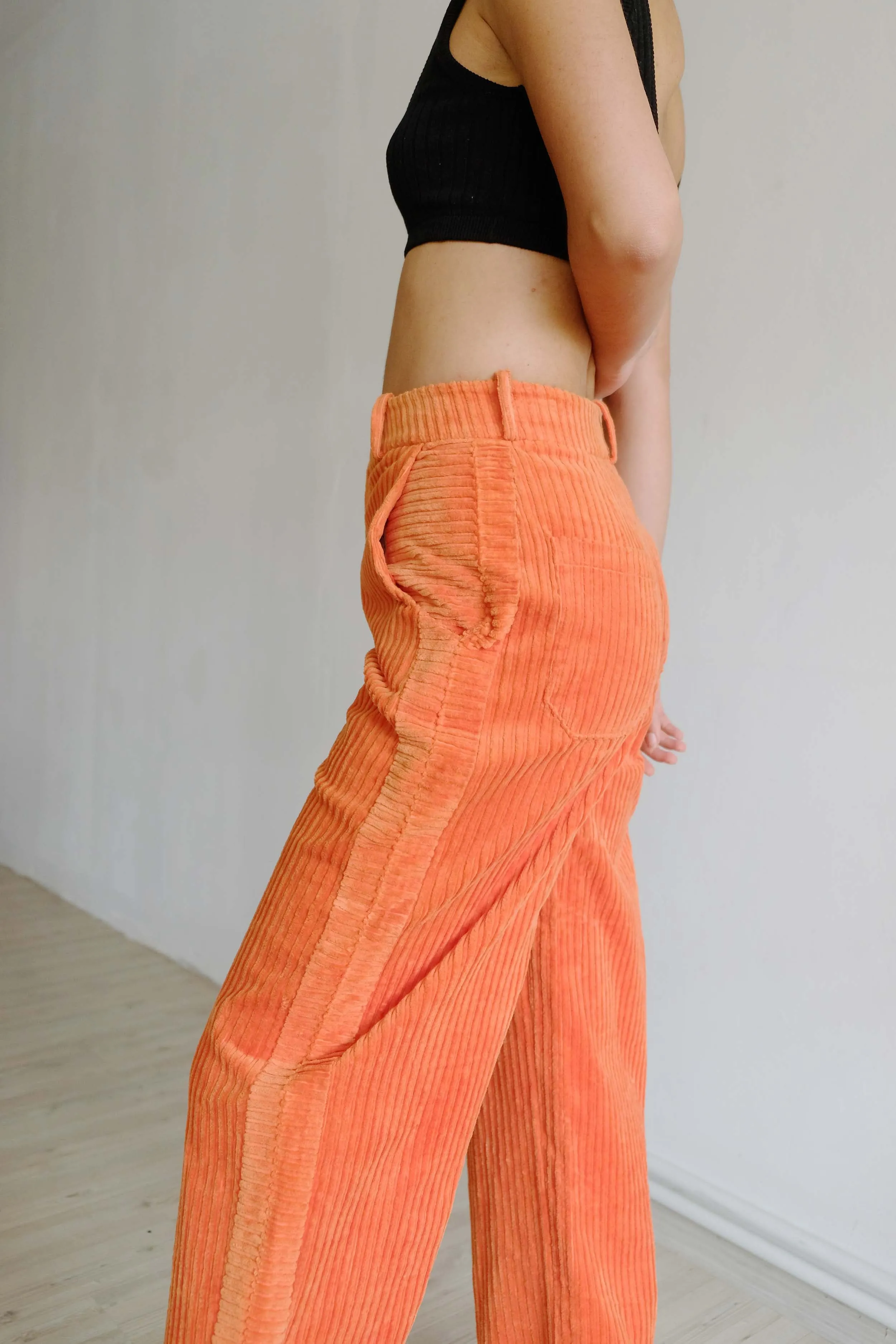 Side Kick Trousers - Burnt Orange